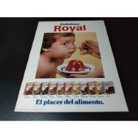 Usado, (pb671) Publicidad Clipping Gelatinas Royal * 1980 segunda mano  Argentina