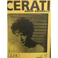 Gustavo Cerati - Cancionero - Amor Amarillo, usado segunda mano  Argentina