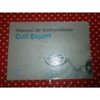 Golf Export Manual De Instrucciones Volkswagen  segunda mano  Argentina