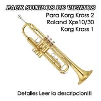 Sonidos De Vientos Para Roland Xps10 Y Korg Kross2 (samples), usado segunda mano  Argentina