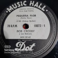 Pasta Bob Crosby Y Sus Bobcats Music Hall C157 segunda mano  Argentina