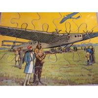 Antiguo Rompecabezas De 1940-avion segunda mano  Argentina