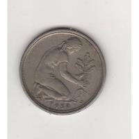 Alemania Federal Moneda De 50 Pfennig 1950 F Km 109.1 - Vf- segunda mano  Argentina