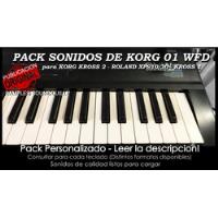 Usado, Sonidos De Korg 01 Wfd Para Korg Kross2 Y R Xps10 (samples) segunda mano  Argentina