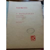 Partitura Clementi - 7 Sonatinas Para Piano Segundo Curso segunda mano  Argentina
