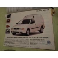 Publicidad Volkswagen Caddy Año 1998 segunda mano  Argentina