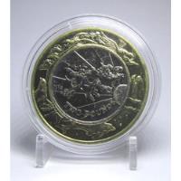 Islas Malvinas Moneda Plata Y Oro 2 Libras 2000 Milenio Au-, usado segunda mano  Argentina