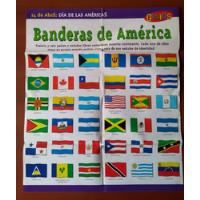 Láminas Banderas De América Y Dia De Las Américas segunda mano  Argentina
