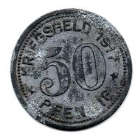 Usado, Alemania Notgeld Zinc 50 Pfennig Año 1917 Ciudad De Essen segunda mano  Argentina