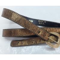 Cinto/cinturon, Dorado Oscuro Con Diseño Usa Xxl (107cm), usado segunda mano  Argentina
