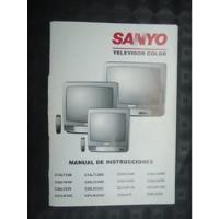 Manual De Instrucciones Televisor Color Sanyo segunda mano  Argentina