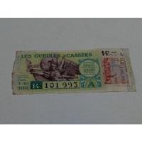 Usado, Antiguo Billete De Lotería De Francia 101993  -8- segunda mano  Argentina