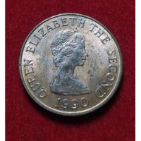 Moneda 2 Pence Jersey 1990 Elizabeth segunda mano  Argentina