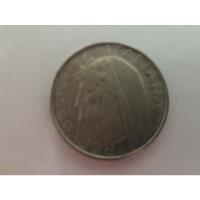Moneda Republica Italiana Plata Año 1965 L 500  segunda mano  Argentina