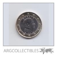 Monaco Moneda 1 Euro Bimetalica 2020 Principe Albert Ii Unc, usado segunda mano  Argentina