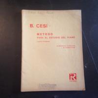 B. Cesi - Método Para El Estudio Del Piano - Libro Primero segunda mano  Argentina
