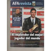 Revista A F A * Lionel  Messi - Botin De Oro - Año 2013 , usado segunda mano  Argentina