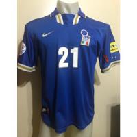 Camiseta Italia Euro Inglaterra 1996 Zola #21 Napoli Chelsea segunda mano  Argentina