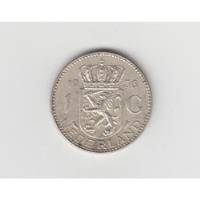 Moneda Holanda 1 Gulden  1956  Plata Excelente segunda mano  Argentina