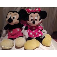 Usado, Dúo Peluche Disney Gigante Mickey+ Minnie Importado Original segunda mano  Argentina