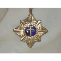 Distincion O Medalla Realizada En Bronce Y Esmalte Azul, usado segunda mano  Argentina