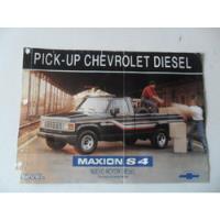 Folleto Pick Up Chevrolet Diesel Maxion S4 No Manual Antiguo segunda mano  Argentina