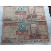 Usado, Billetes Extranjeros De Uruguay. segunda mano  Argentina