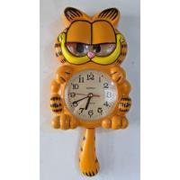 Reloj De Pared Garfield Péndulo Cola Y Ojos Retro Vintage, usado segunda mano  Argentina
