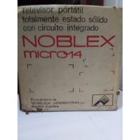 Caja Vintage Tv Noblex 1980 Rareza! segunda mano  Argentina