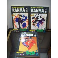 Adp Ranma 1/2 Rumiko Takahashi Vols. 1 2 Y 3 / Ed. Ivera segunda mano  Argentina