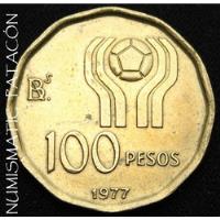 Usado, Moneda Argentina 100 Pesos 1977 Mundial 78 Cj 303  Excelente segunda mano  Argentina