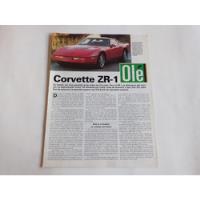 Revista Ole Supercars Poster Desplegable Corvette Zr 1 segunda mano  Argentina