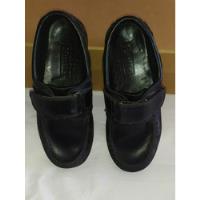 Zapatos Colegiales Negros Con Velcro. N° 31 - Entile. - -  segunda mano  CABA