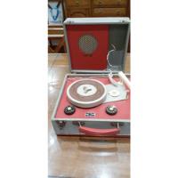 Tocadiscos Portatil Vintage ,valija Con Radio Le Rox , usado segunda mano  Argentina