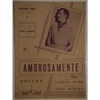 Partitura - Amorosamente Bolero Piano - Tito Ribero segunda mano  Argentina