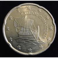 Chipre, 20 Euro Cents, 2008. Brillante Sin Circular, usado segunda mano  Argentina