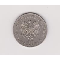 Moneda Polonia 20 Zlote Año 1977 Excelente segunda mano  Argentina