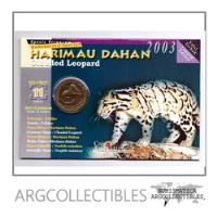 Malasia Blister Moneda 25 Sen 2003 Leopardo De Malasia Unc segunda mano  Argentina