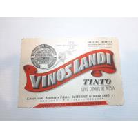 Antiguo Vino Landi Etiqueta Rara Ro 1779 segunda mano  Argentina