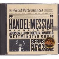 Handel: Messiah Highlights Bernstein Cd Disco Compacto segunda mano  Argentina