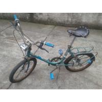 Bicicleta Plegable Rodado 20 Con Luces A Dinamo, usado segunda mano  Argentina