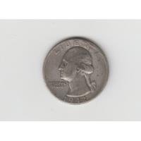 Usado, Moneda Eeuu 1/4 Dolar Año 1942 D Plata Muy Bueno Sucia segunda mano  Argentina