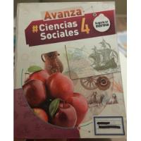 Avanza 4 Ciencias Sociales  segunda mano  Argentina