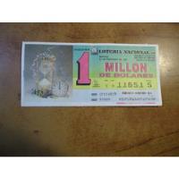 Billete De Lotería Antiguo Época Convertibilidad  (n1) segunda mano  Argentina