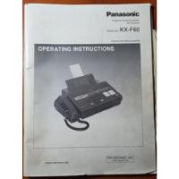 Manual Fax Panasonic Kx-f60 - Villa Luro O Adelina segunda mano  Argentina