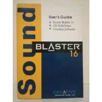 User's Guide For Sound Blaster 16. Creative Labs., usado segunda mano  Argentina