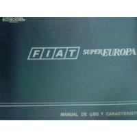 Usado, Libro Manual 100% Original: Fiat 128 Super Europa 1986/90 segunda mano  Argentina