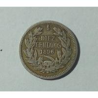 Moneda Chile Plata 10 Centavos 1896 Plata Vf. Km155 segunda mano  Argentina