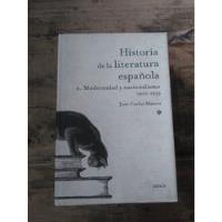 Historia De La Literatura Española. Mainer. Edit: Critica segunda mano  Argentina