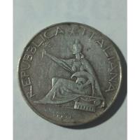 Moneda Italia 500 Liras Plata -centenario 1961- Vf Km99 segunda mano  Argentina